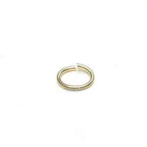 00 (6X8.5MM) .040 Oval Brass Jump Ring 1 Lb. (~3744 pieces)