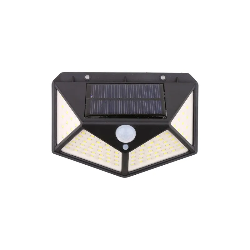 100 LED 3 Mode Motion Solar Outdoor Wall Light