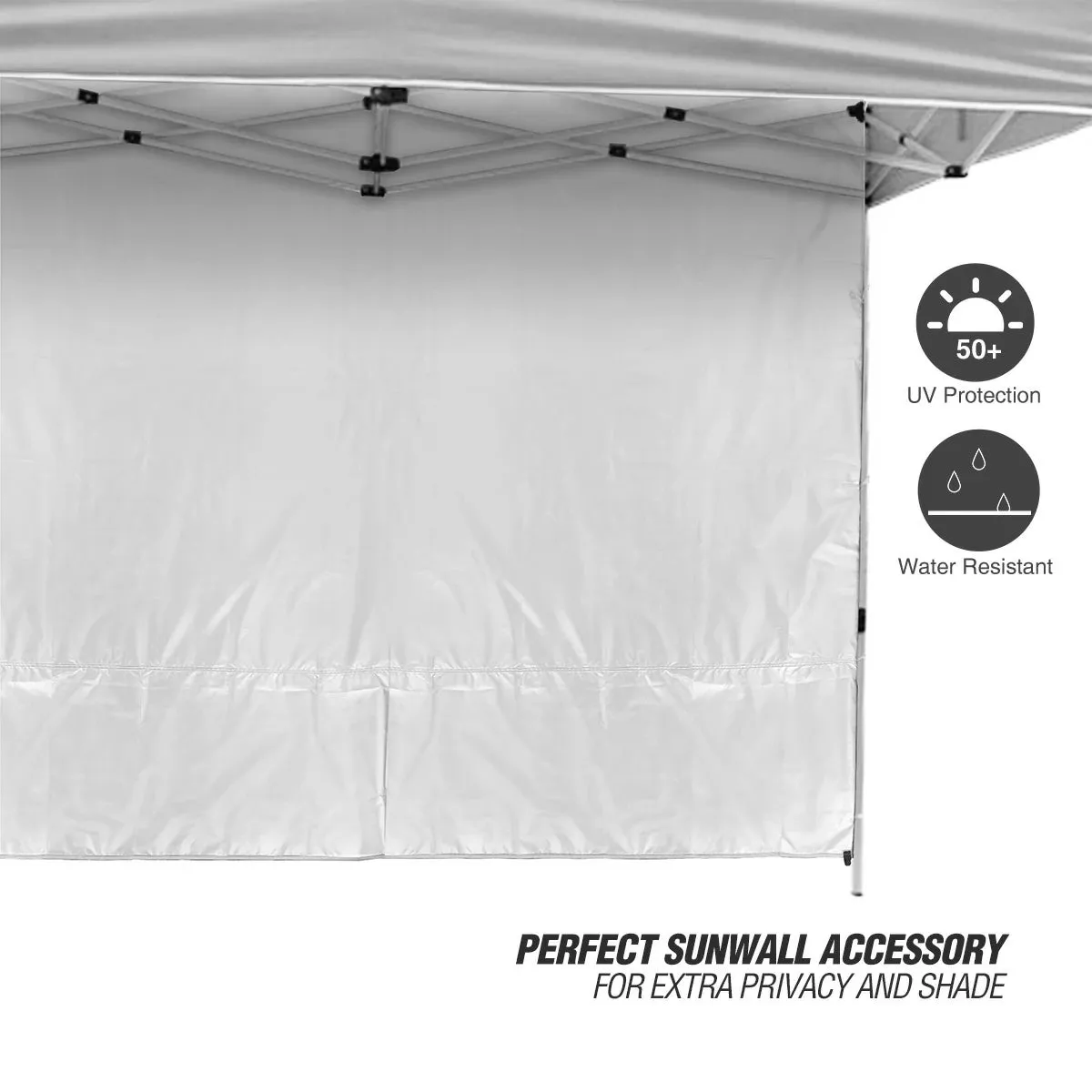 10x6.2ft Instant Canopy Sidewall for 10x10ft Pop Up Canopy