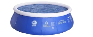 12' Blue Round Floating Solar Prompt Set Swimming Pool Cover