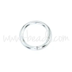 144 Beadalon jump rings silver plated 8mm (1)