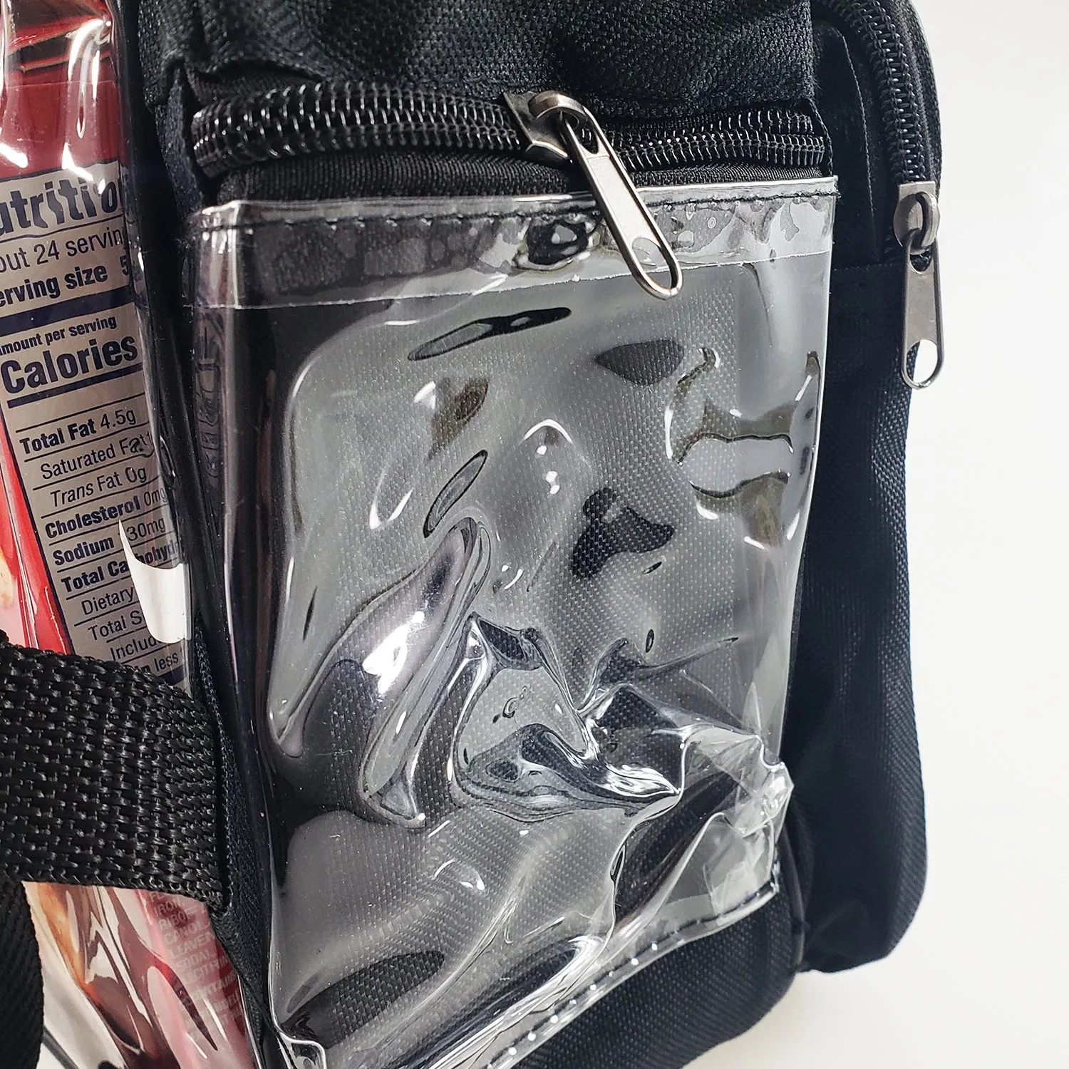 24 ct Heavy Vinyl Polyester Clear Backpack - By Case