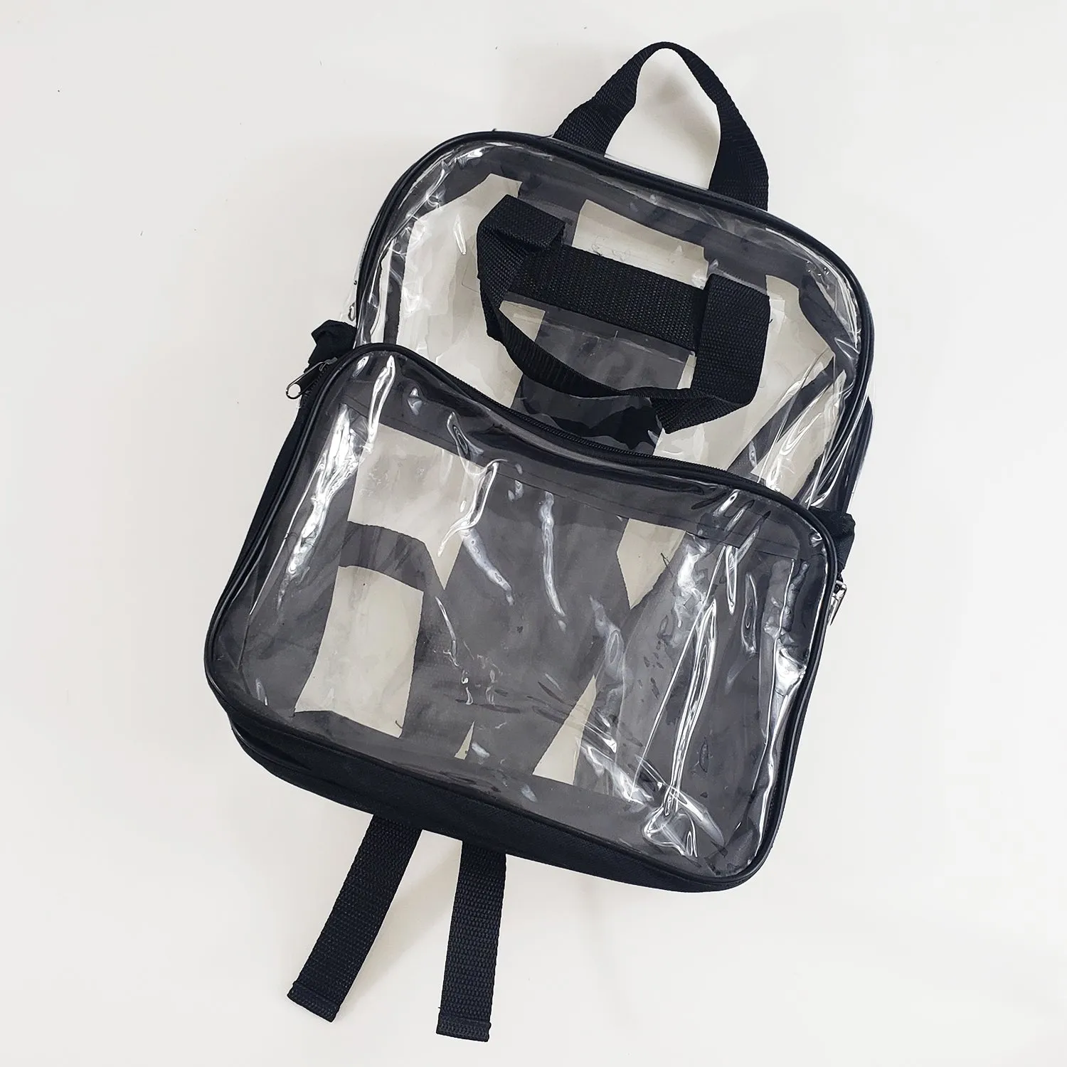 24 ct Heavy Vinyl Polyester Clear Backpack - By Case