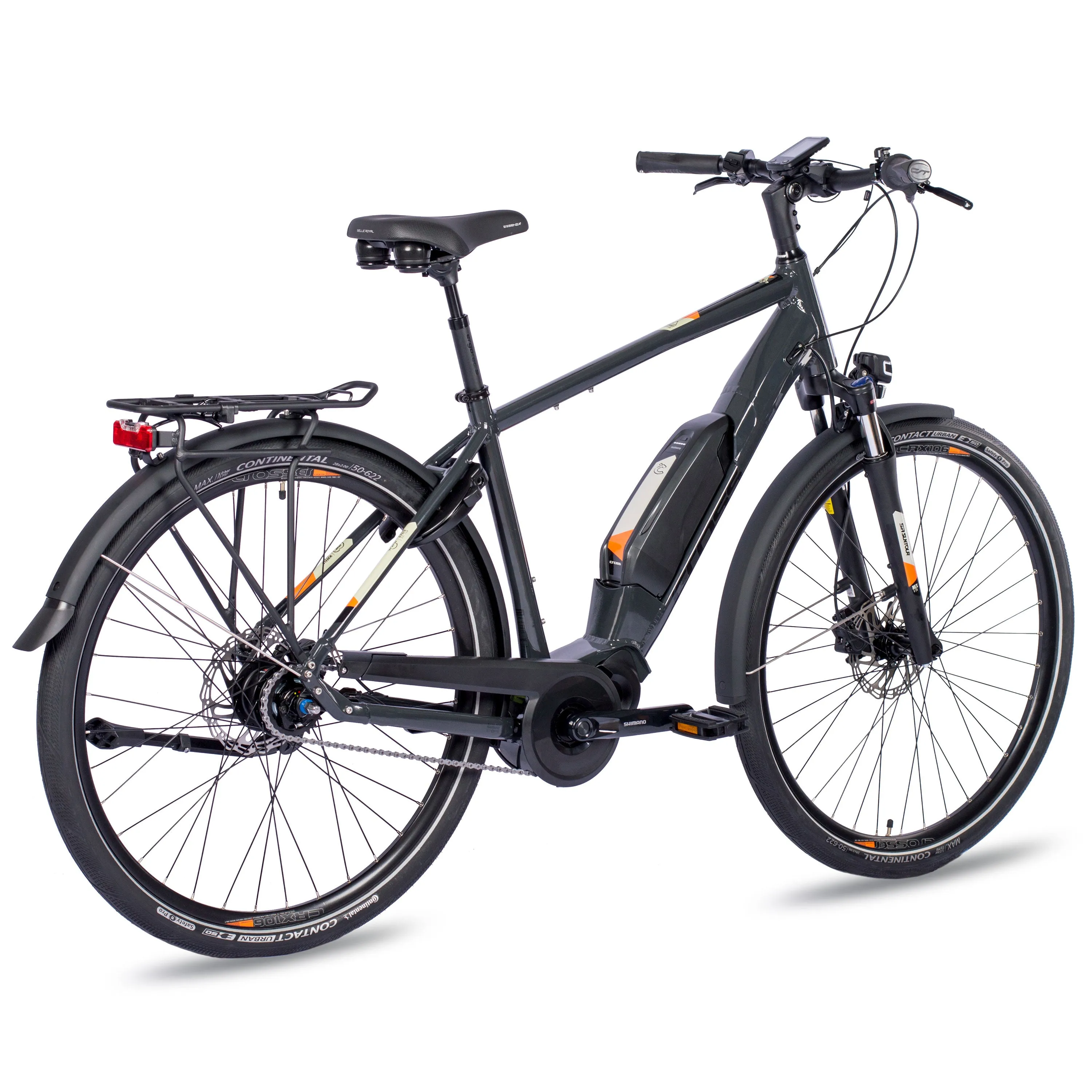 28 Zoll E-Bike Herren City Fahrrad X-Tron SR2 SHIMANO STеPS E-5000 418Wh 5 GANG SHIMANO NEXUS INTER 5