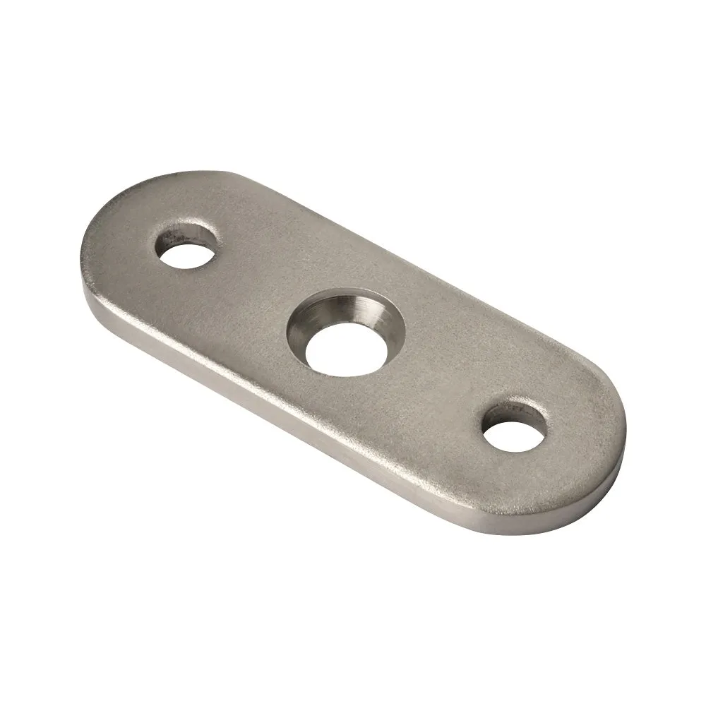 304 Handrail Support Plate To Suit Flat