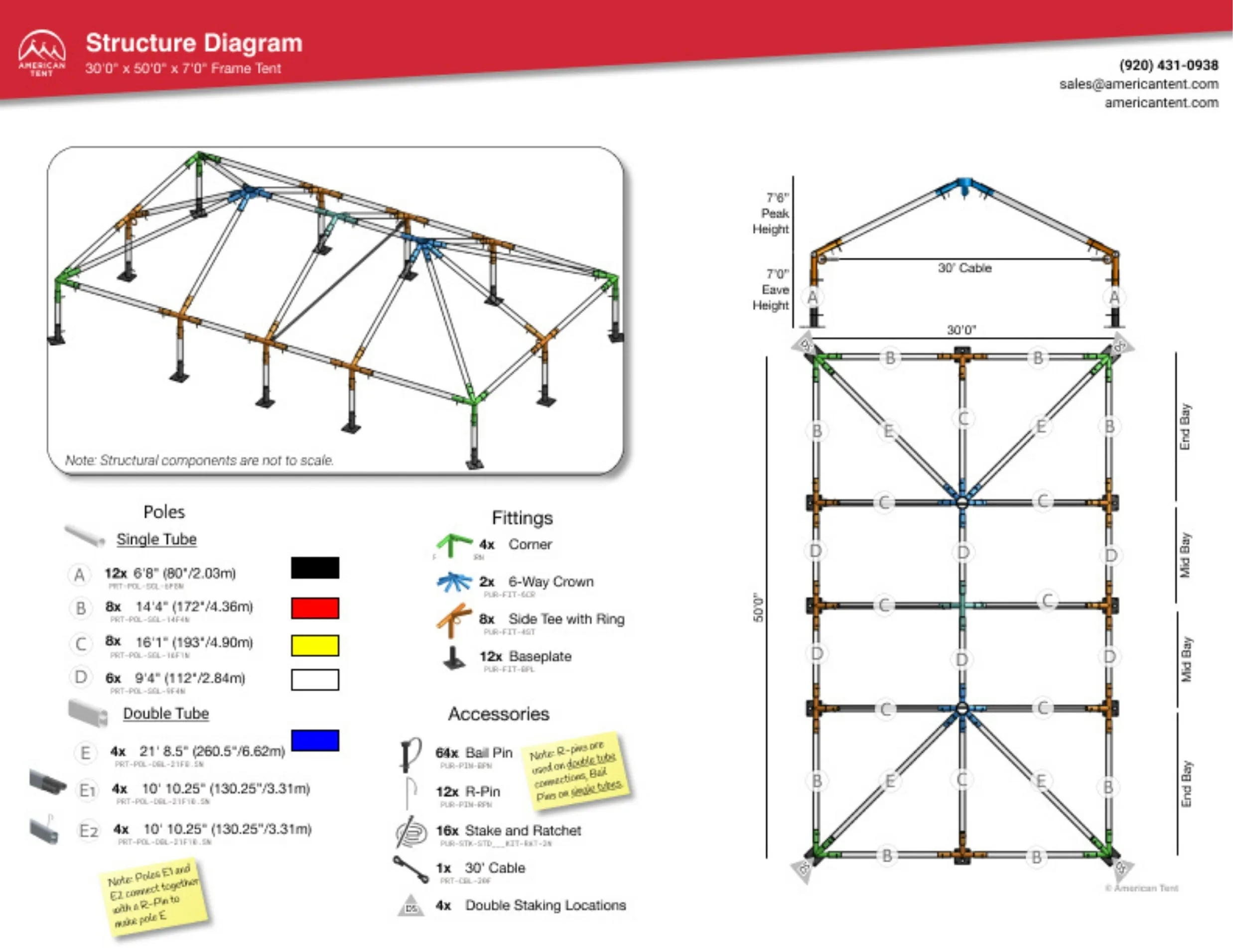 30x50 Frame Tent