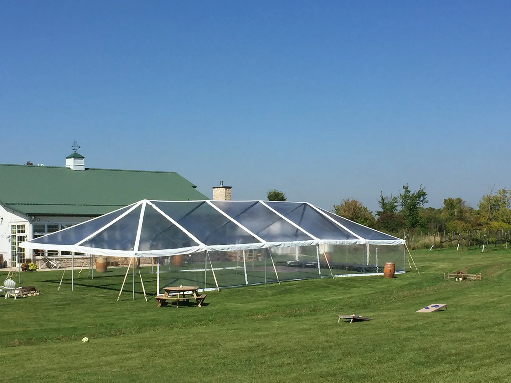 30x60 Clear Top Tent