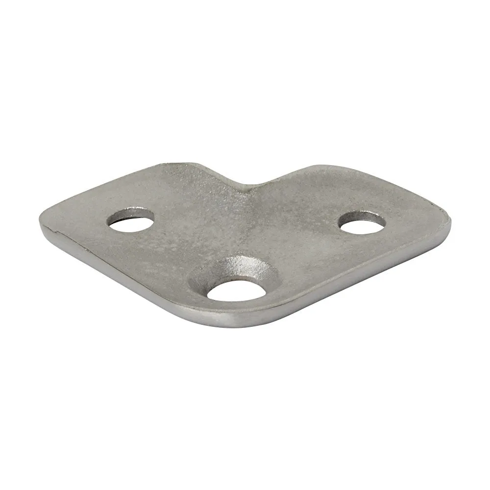 90 Degree Corner Handrail Support Plate To Suit 42.4mm Tube