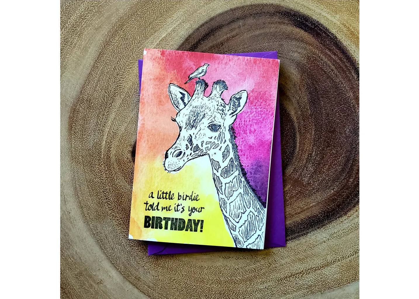 A Little Birdie Told Me It's Your Birthday Card