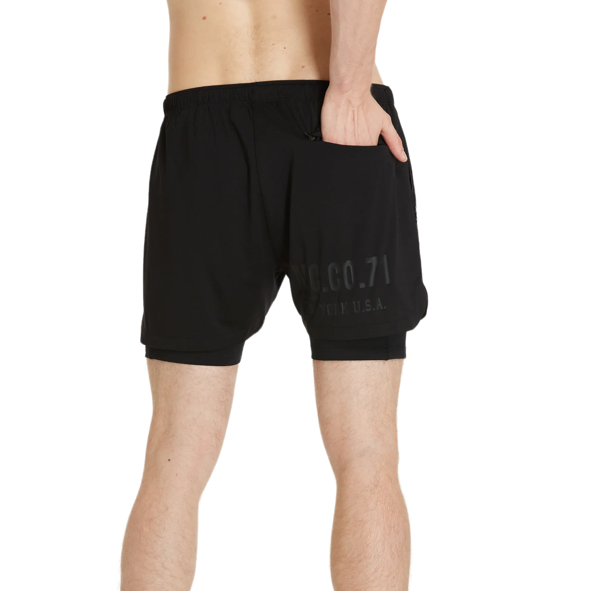 AirTrain Workout Short in Black