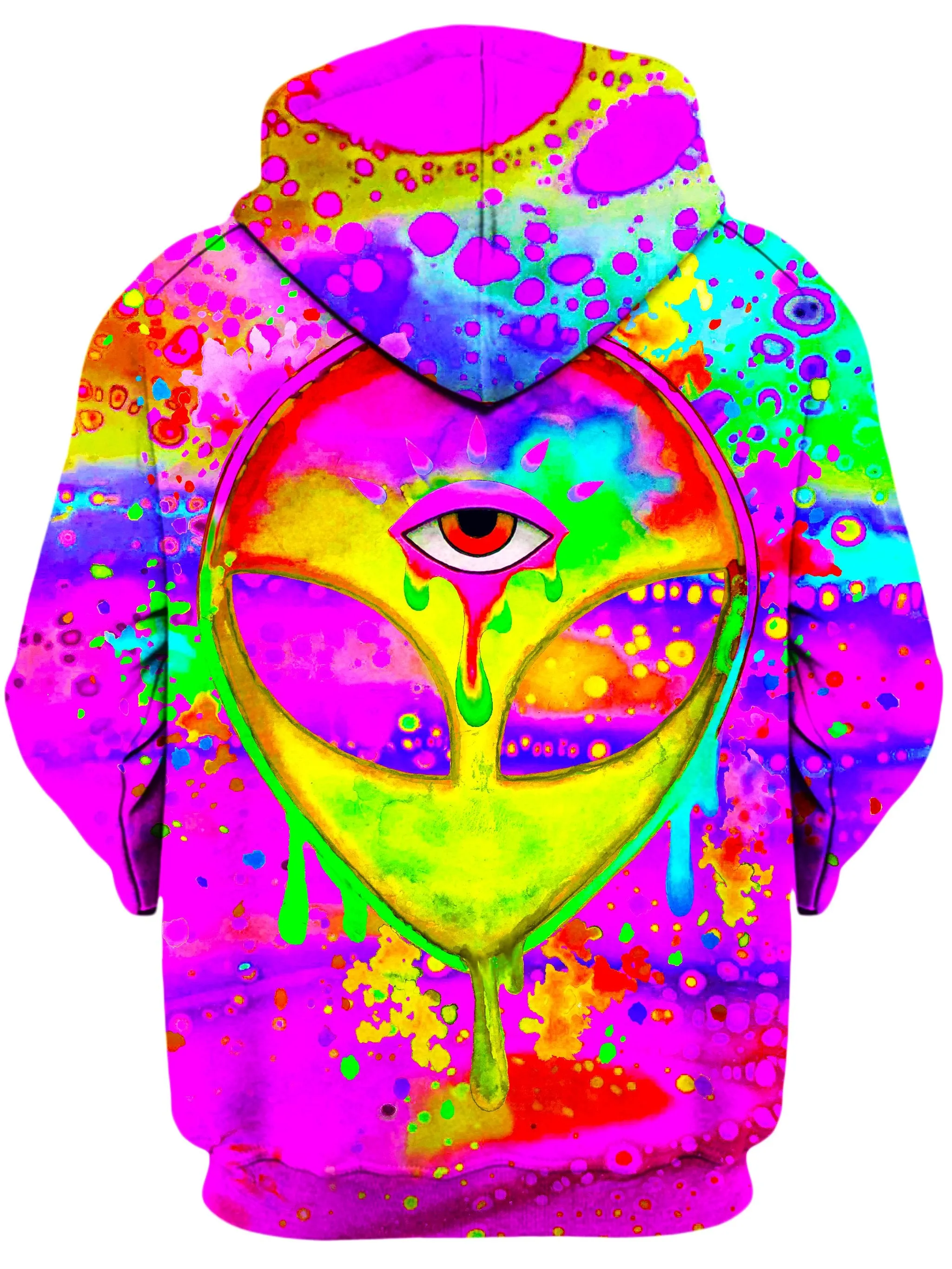 Alien Melt Yellow Unisex Hoodie