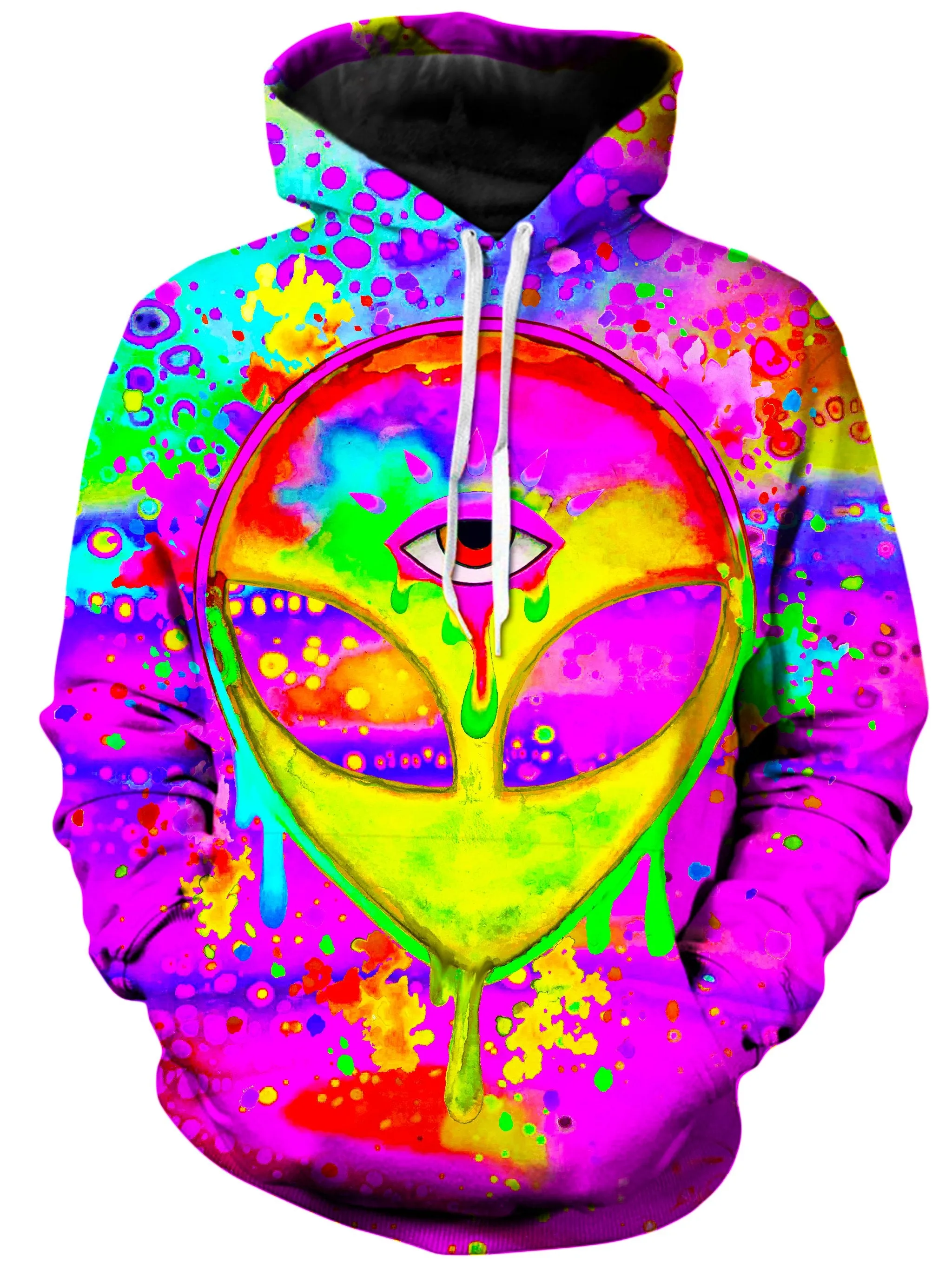 Alien Melt Yellow Unisex Hoodie