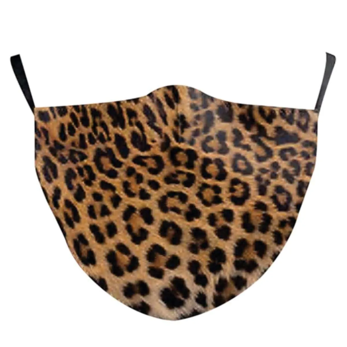 Animal Print Washable Cotton Face Mask for Adults