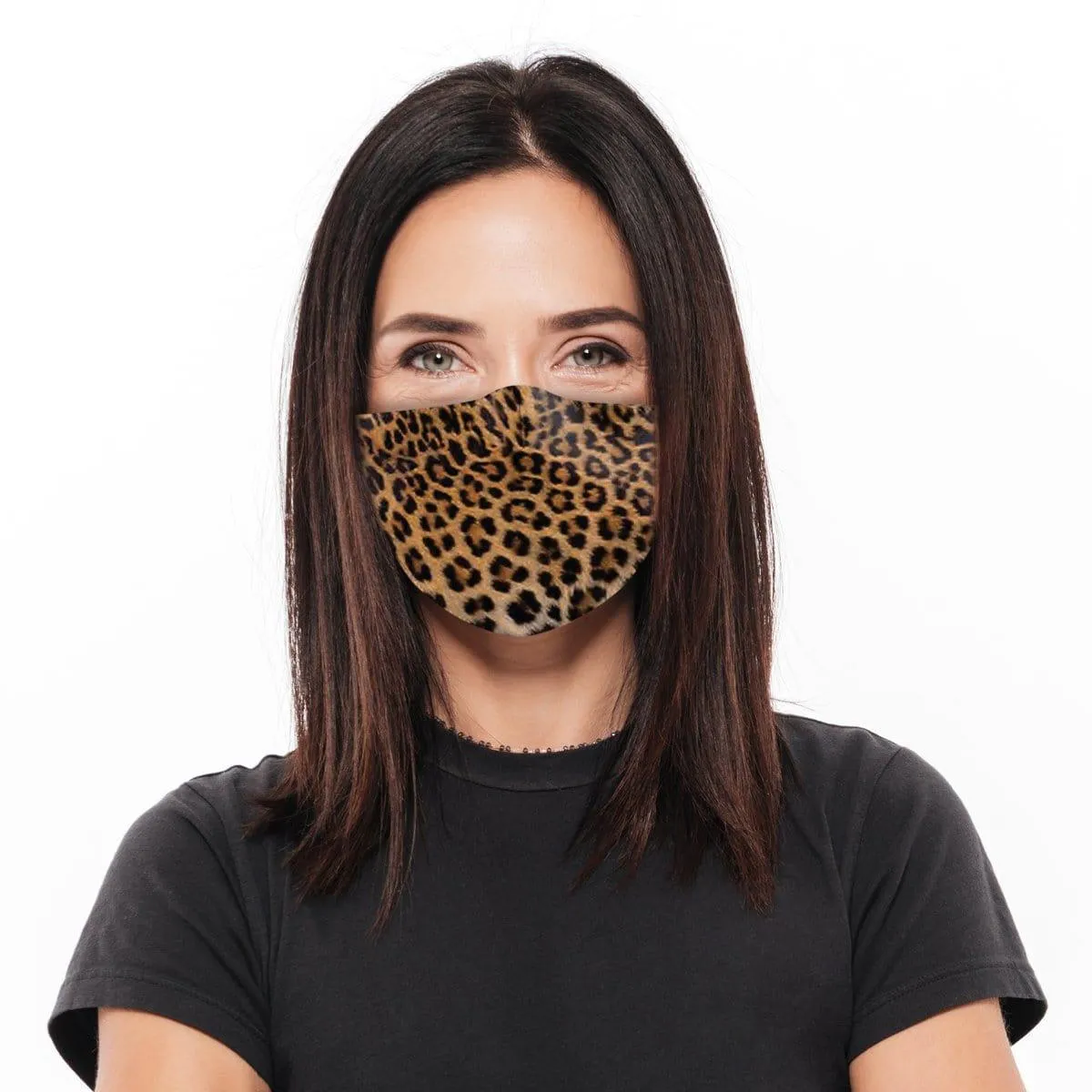 Animal Print Washable Cotton Face Mask for Adults