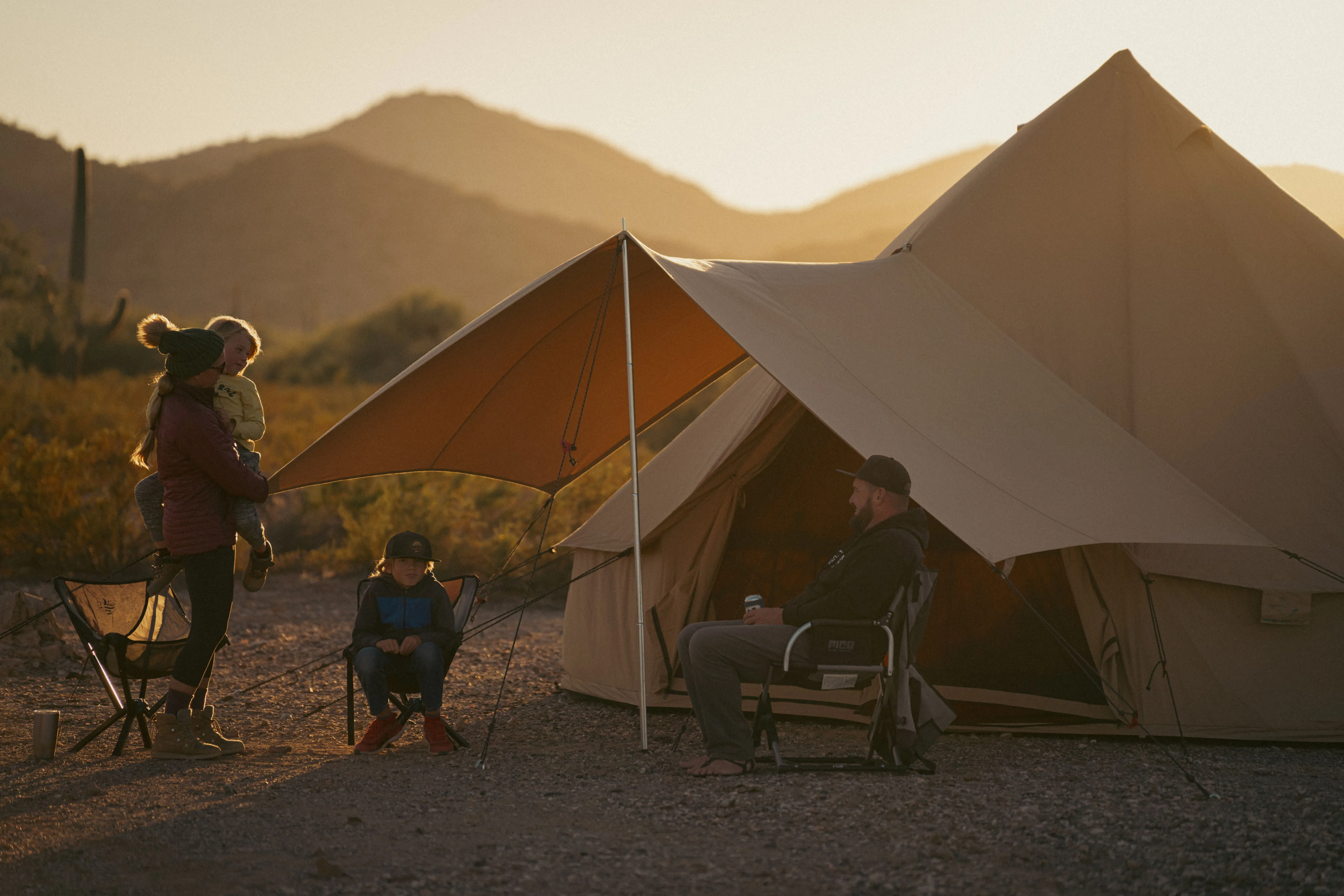 Awning for Bell tents