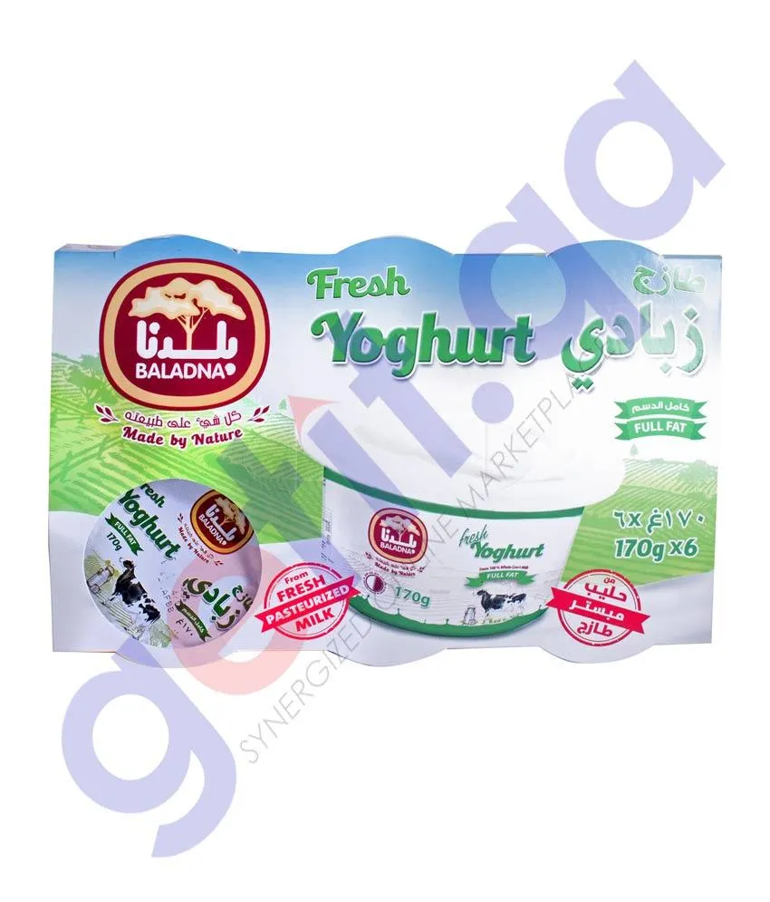 Baladna Yoghurt Full Fat 6x170g