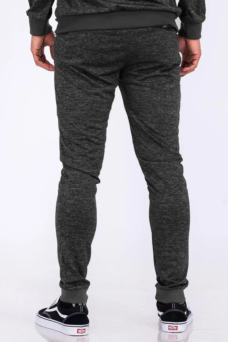 Black Marbled Light Weight Active Joggers