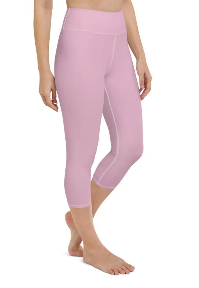 Blush Pink Yoga Capris