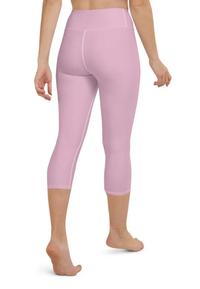 Blush Pink Yoga Capris