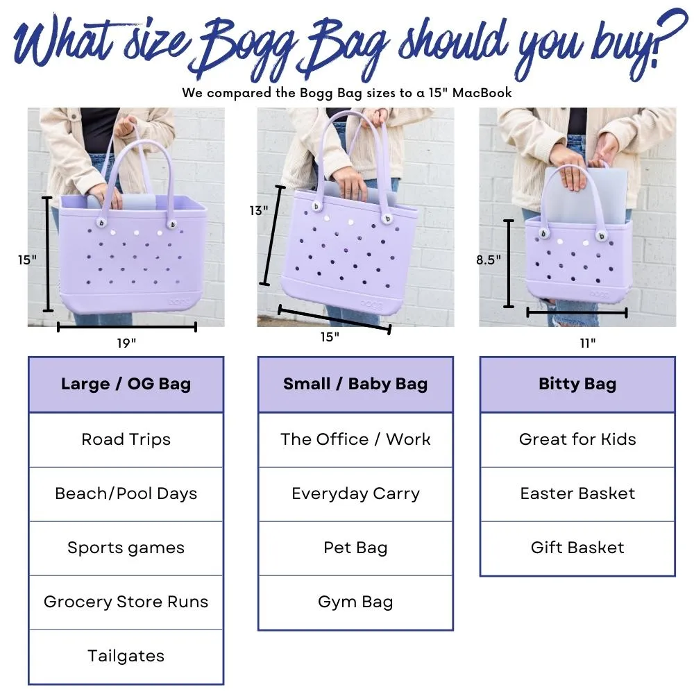 Bogg Original Bag - Lilac 19x15x9.5 in