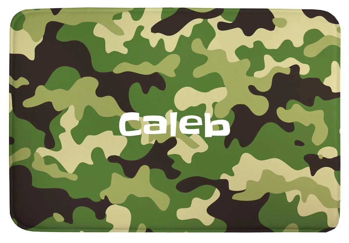 Cabin Comfort Personalized Floor Mat - Name in Center