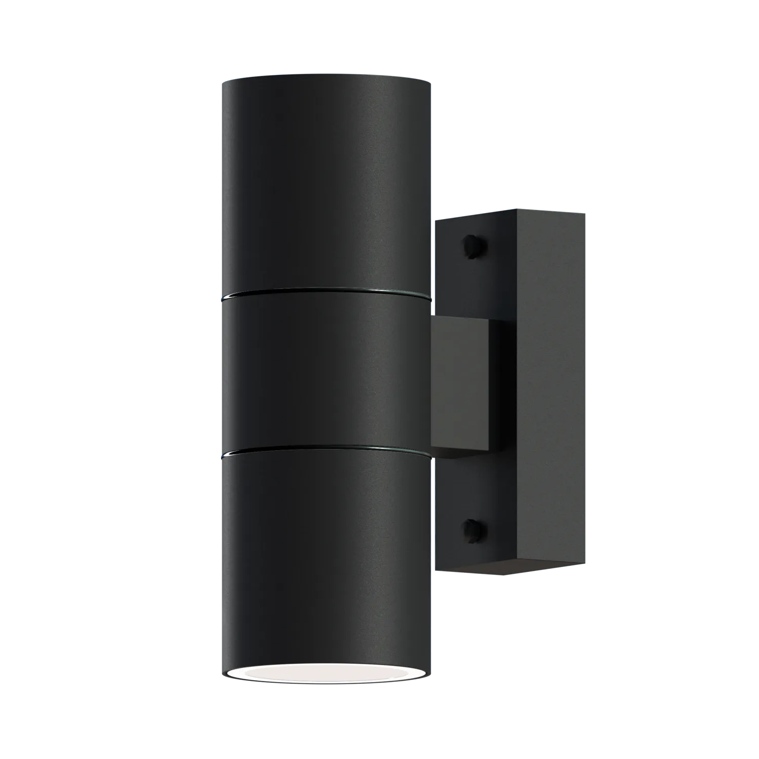 Calex LED Wall Lamp Stainless Steel - Up & Down - 2x GU10 - Black