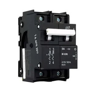 CBi Dual Mount Low Rating Circuit Breaker C2 2 Pole 6kA - QF-2(26)