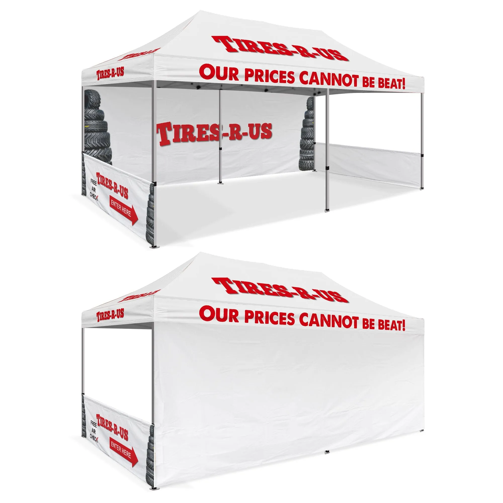 Custom Canopy Tent 10ft x 20ft