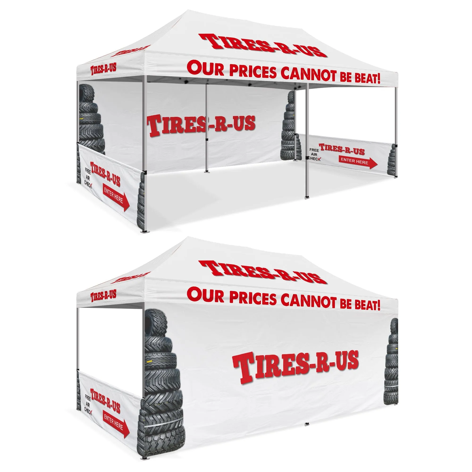 Custom Canopy Tent 10ft x 20ft