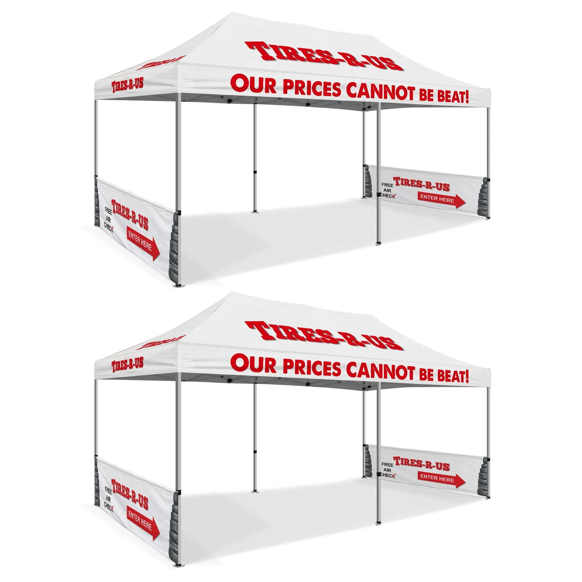 Custom Canopy Tent 10ft x 20ft