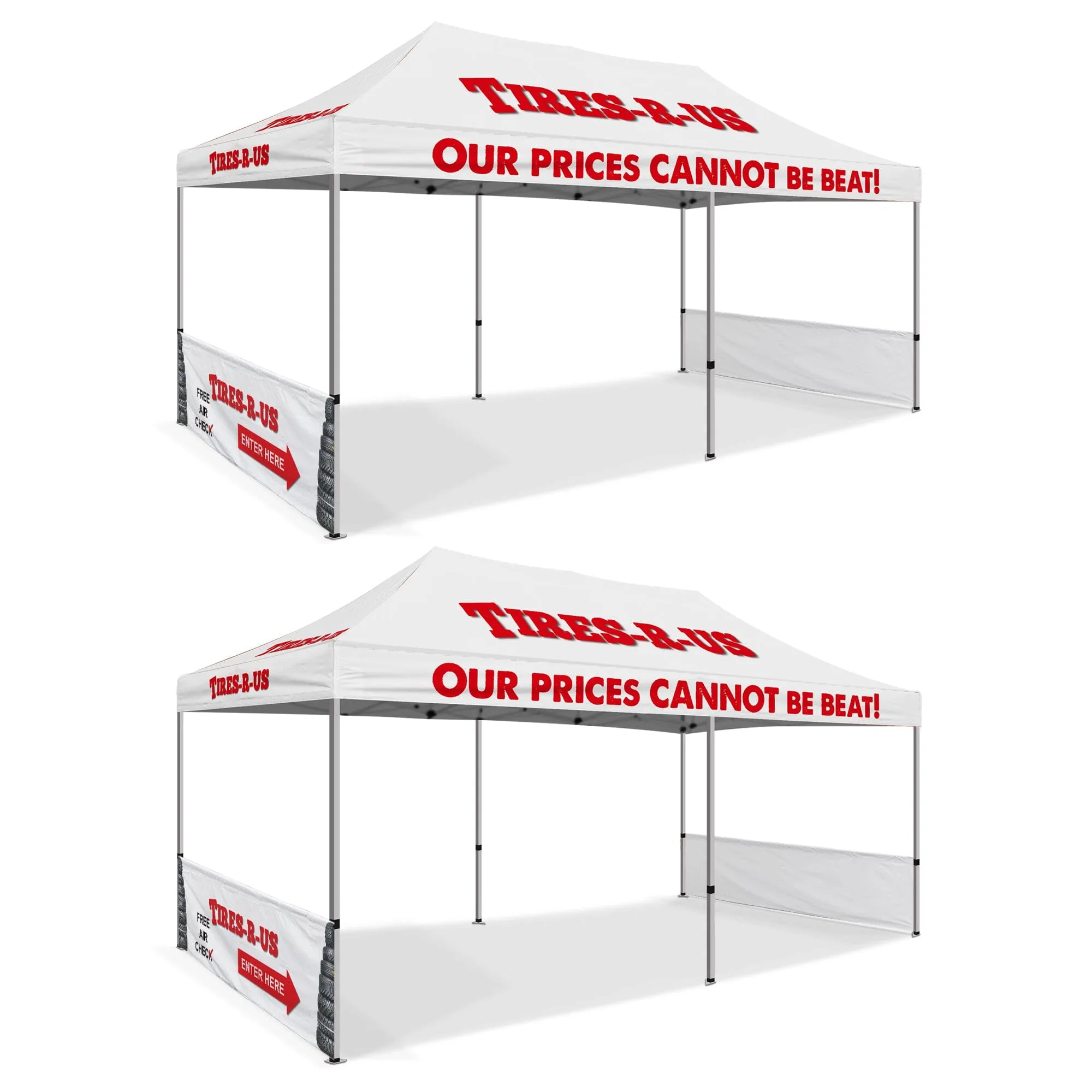 Custom Canopy Tent 10ft x 20ft