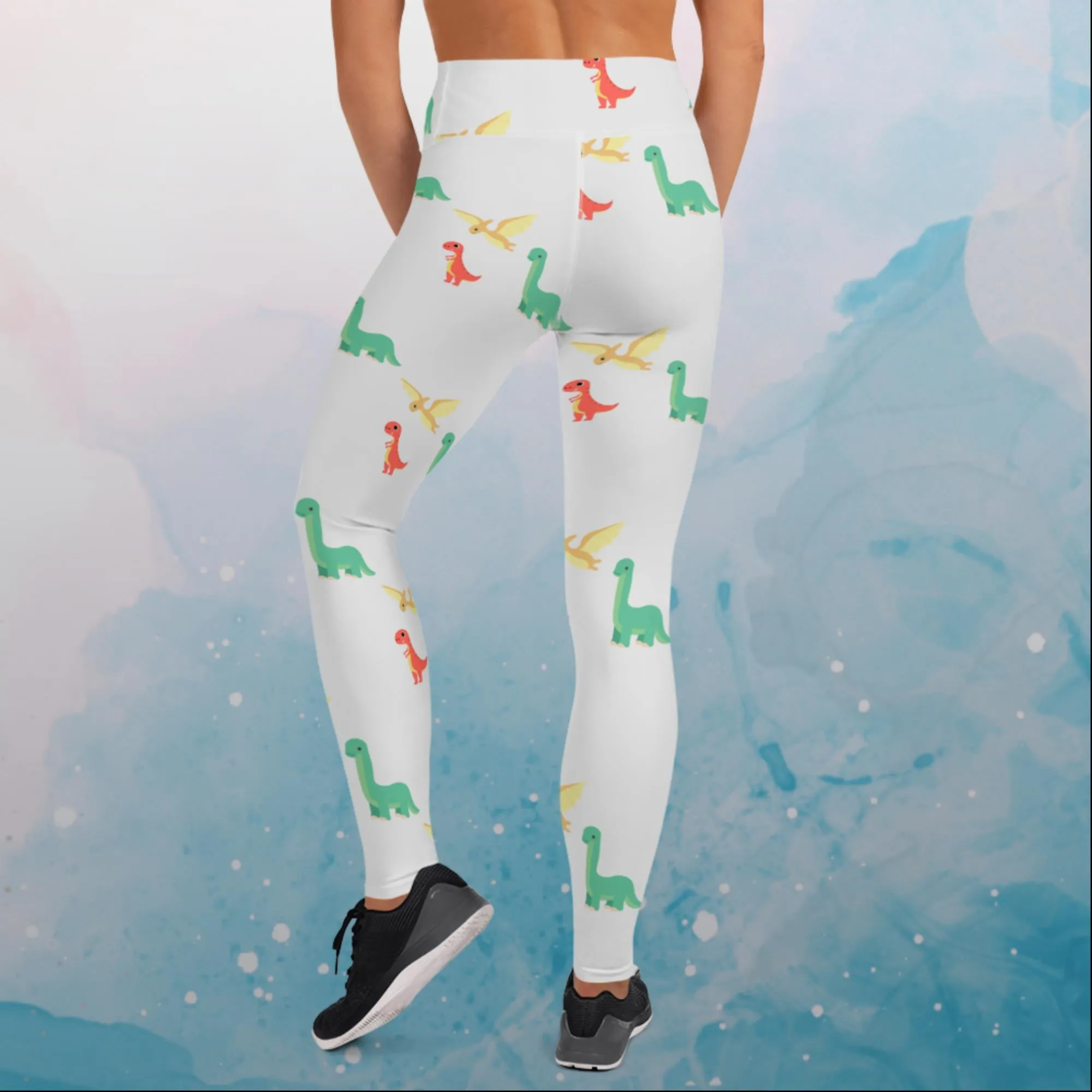 Cute Dinos Comfy Yoga Leggings