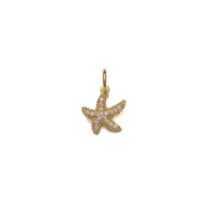 CZ Starfish Charm