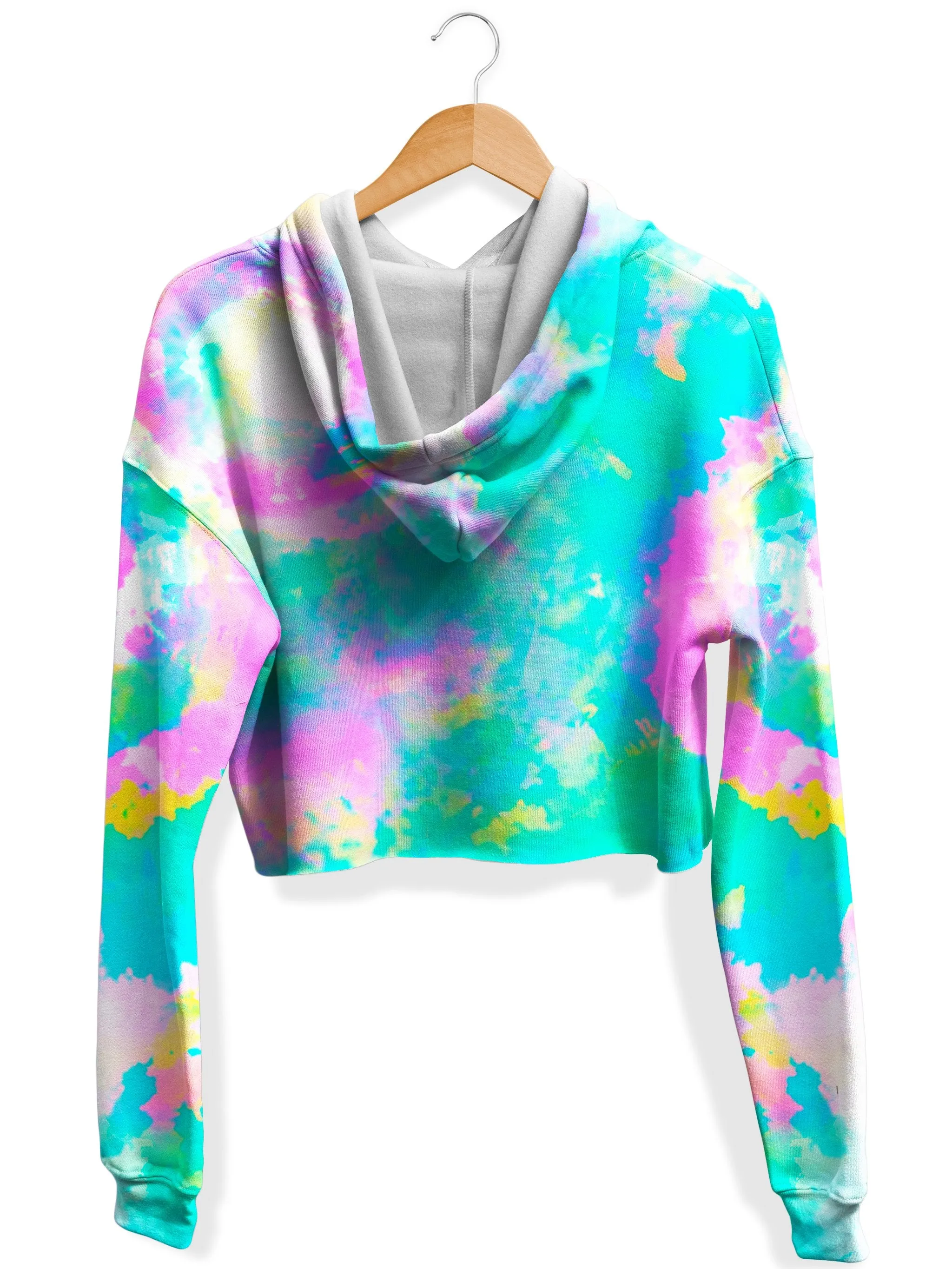 Day Dreaming Fleece Crop Hoodie