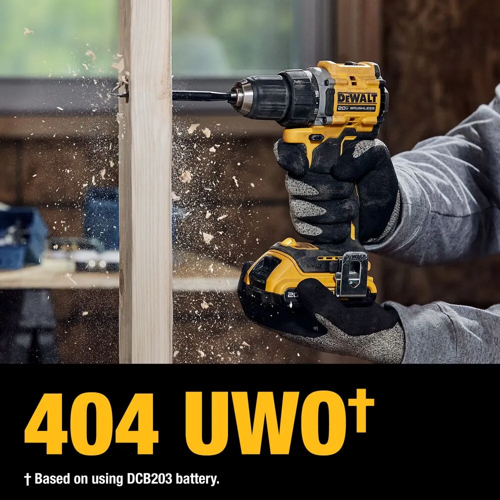 DeWALT DCD794D1 20V ATOMIC 1/2" MAX Brushless Cordless Drill/Driver Kit