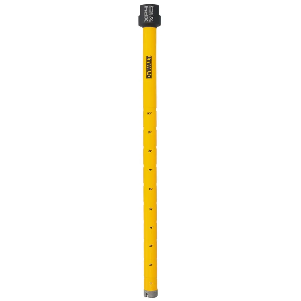 DeWALT DW55004 3/4" X 15" Cordless Diamond Core Bit w/ Recessed Grooves