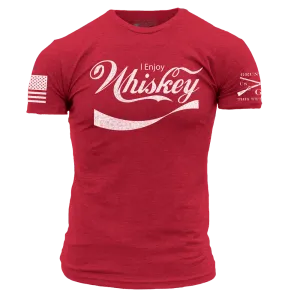 Enjoy Whiskey T-Shirt - Red