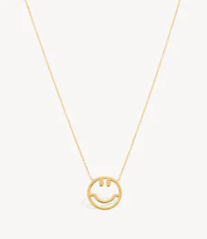 Gold Have A Nice Day Necklace