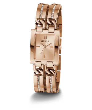 GUESS Ladies Rose Gold Tone Analog Watch