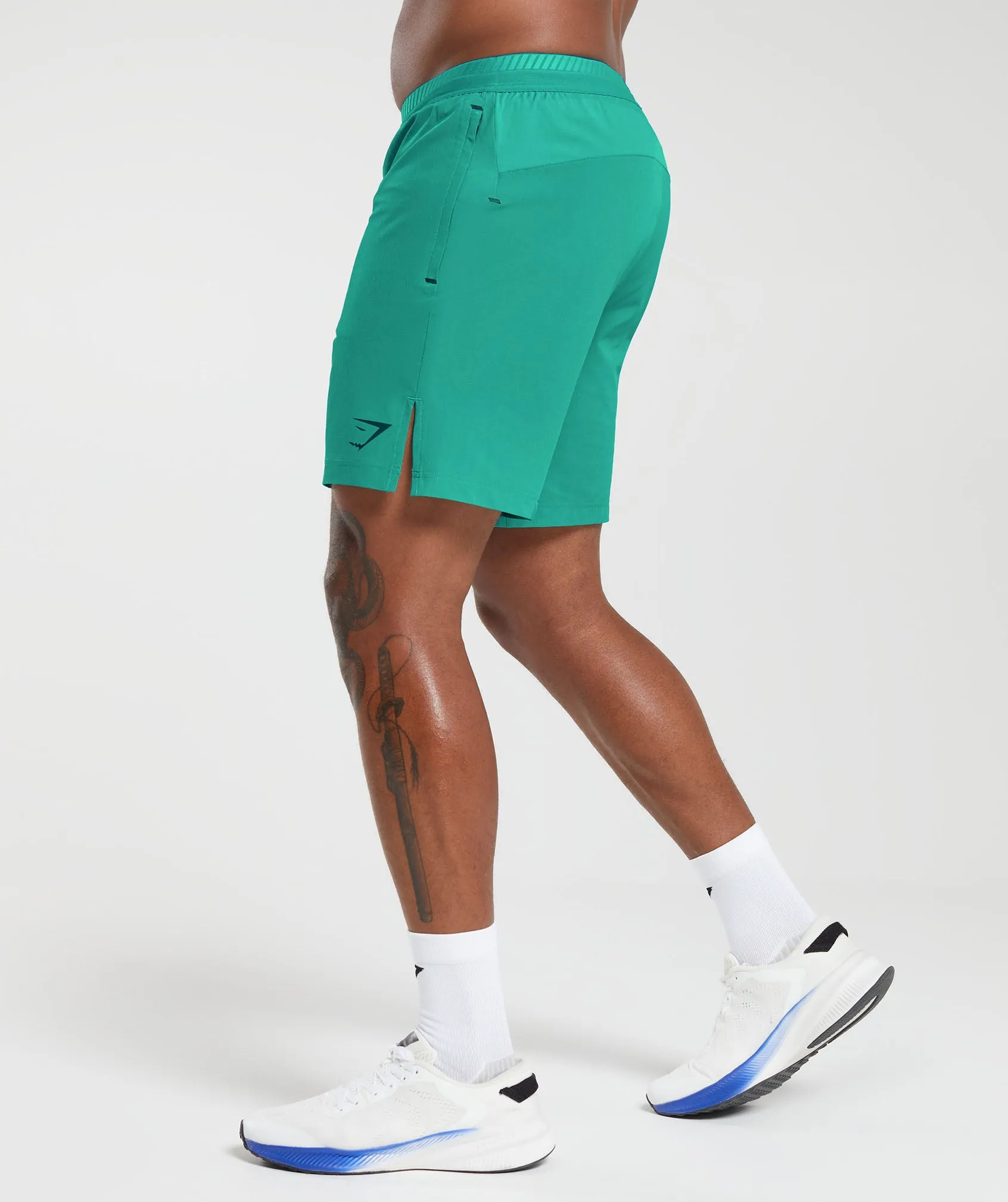 Gymshark Apex 7" Hybrid Shorts - Seafoam Blue