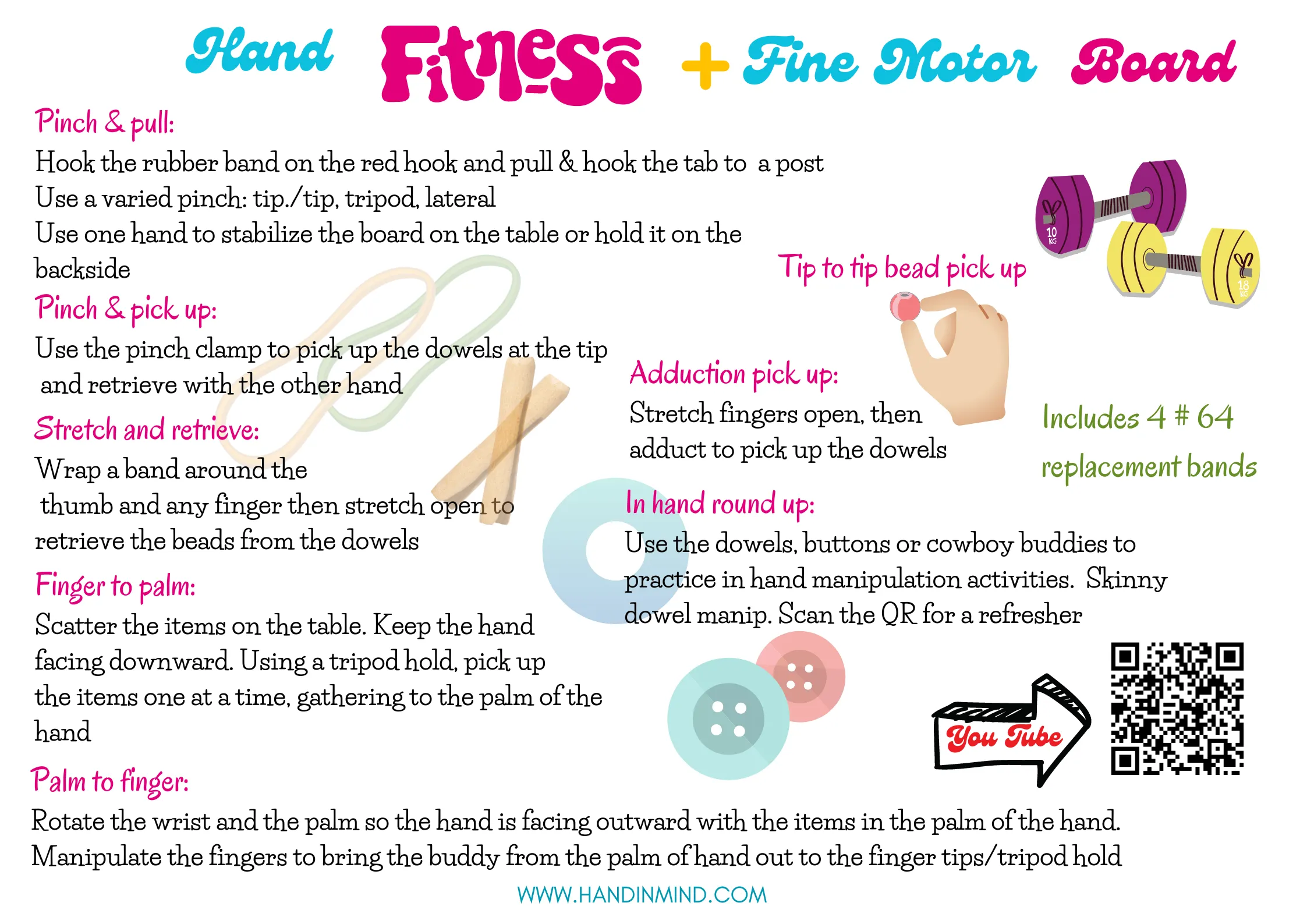 HAND FITNESS AND FINE MOTOR BOARD