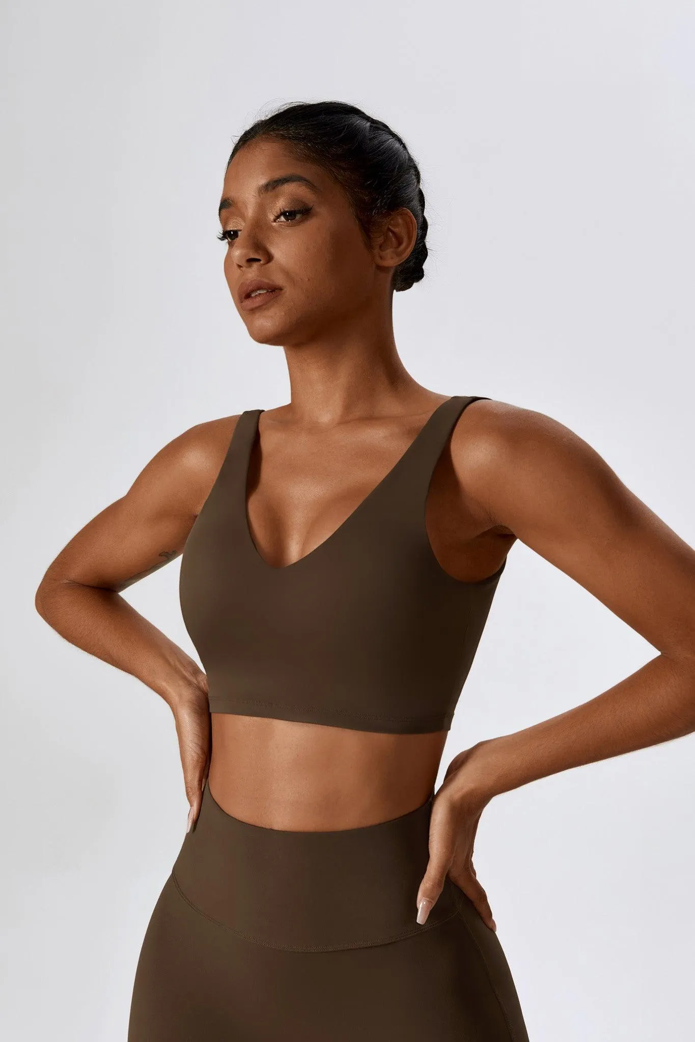 Haven Sports Bra Set - Brown