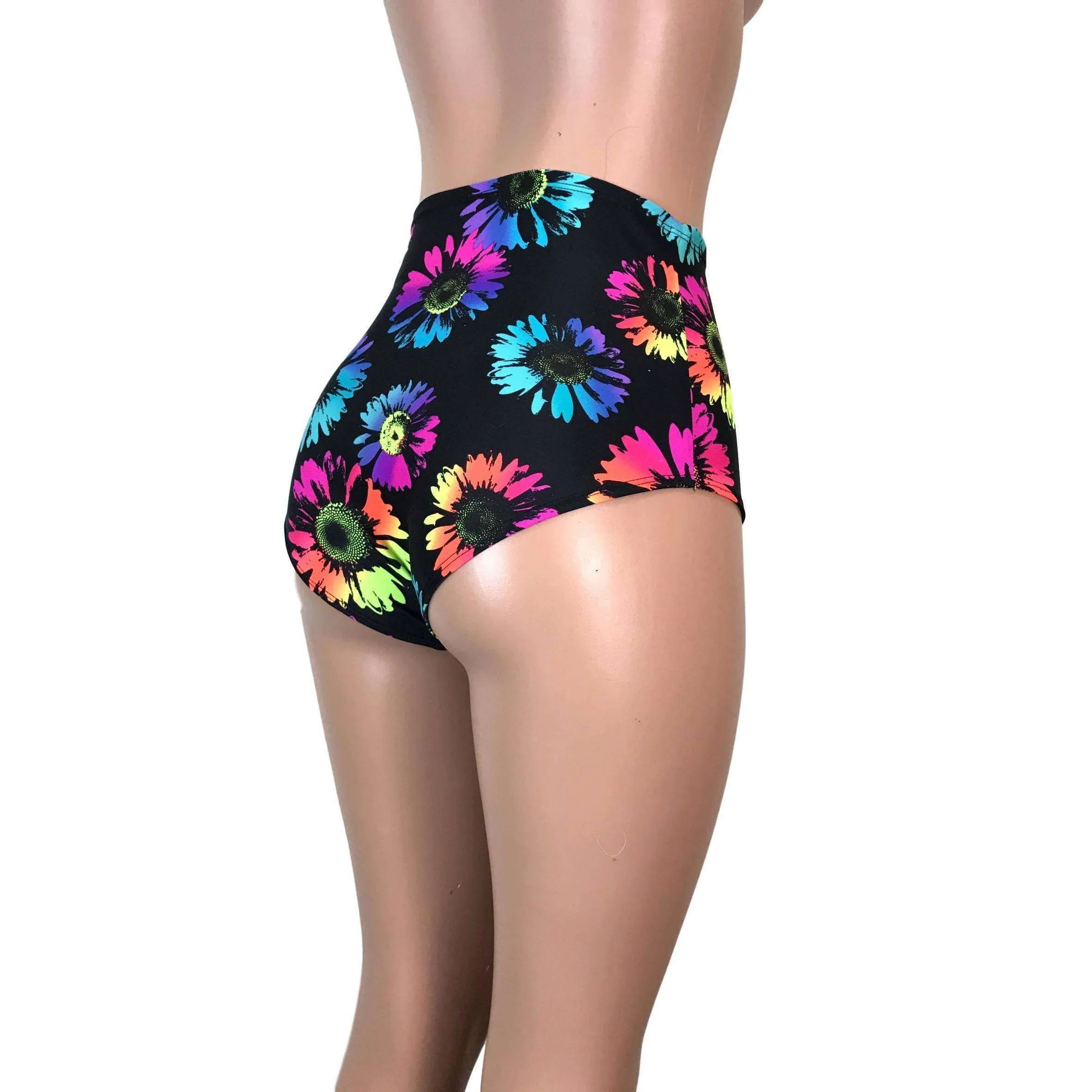 High Waist Hot Pants - Electric Daisy