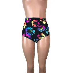 High Waist Hot Pants - Electric Daisy