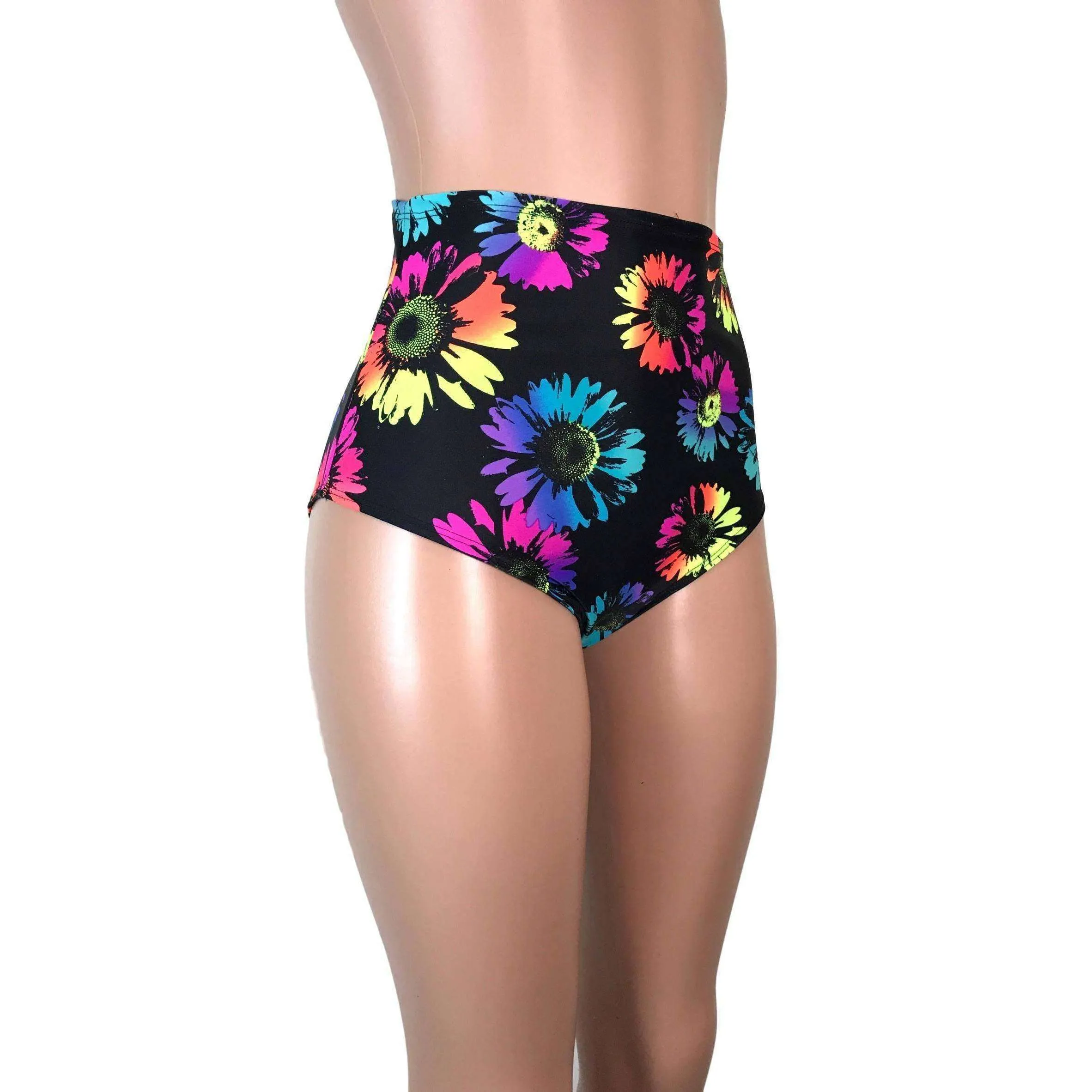 High Waist Hot Pants - Electric Daisy