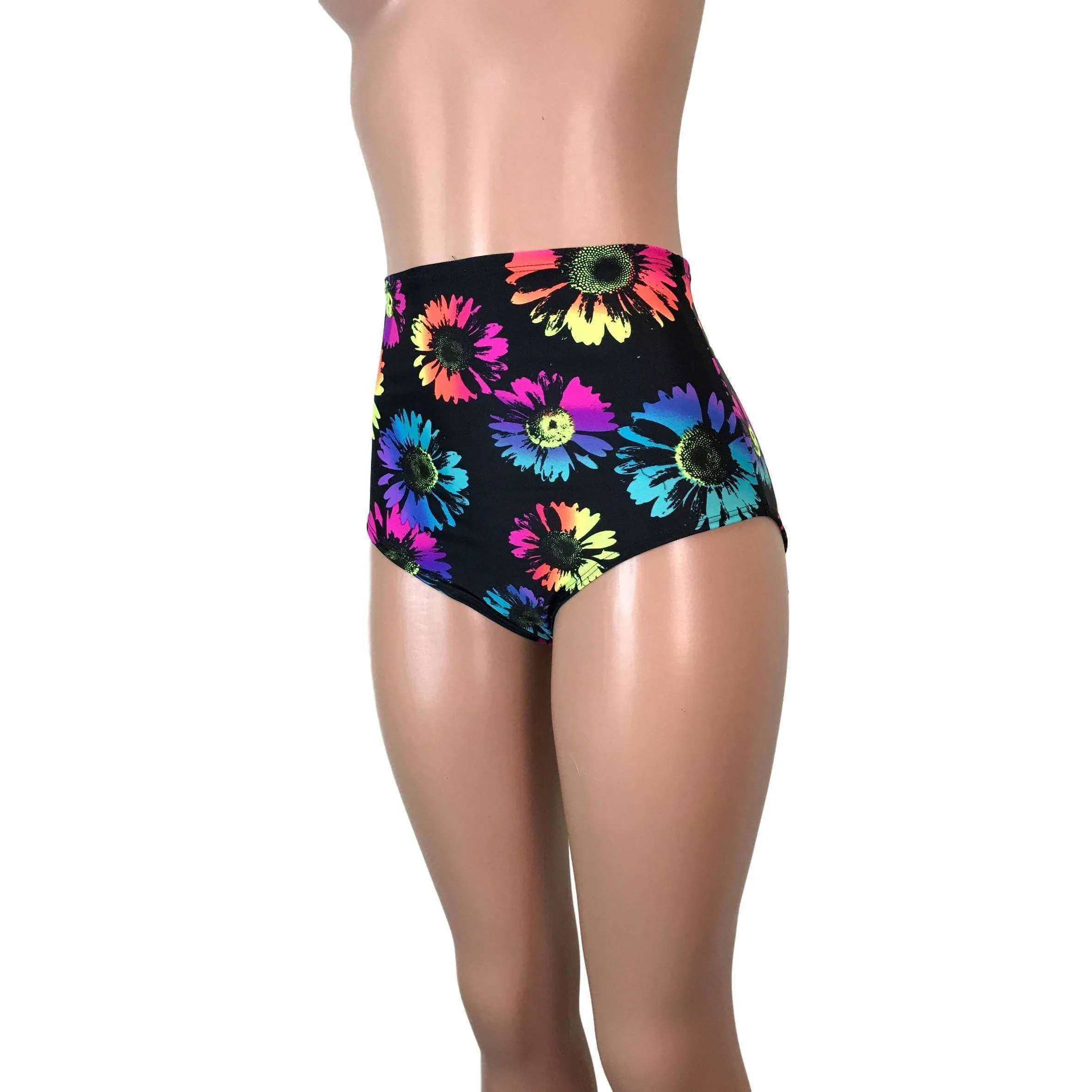 High Waist Hot Pants - Electric Daisy