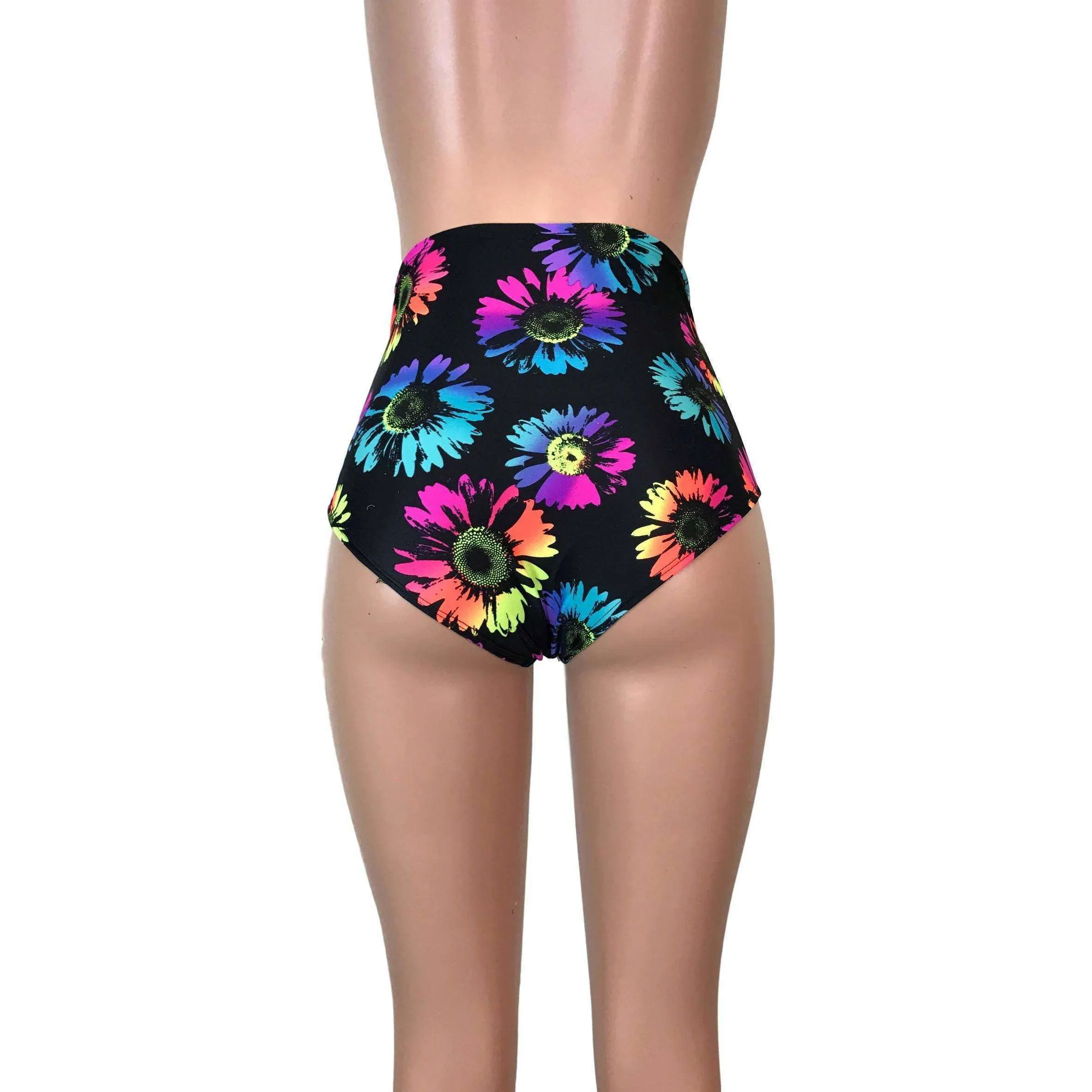 High Waist Hot Pants - Electric Daisy