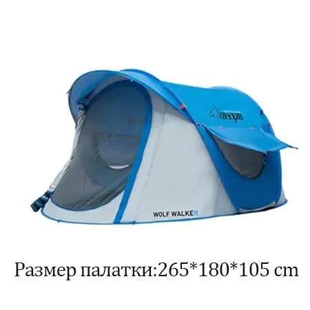 HUI LINGYANG Throw Tent - Outdoor Automatic Waterproof Camping Hiking Tent for Large Family, Pop Up Design