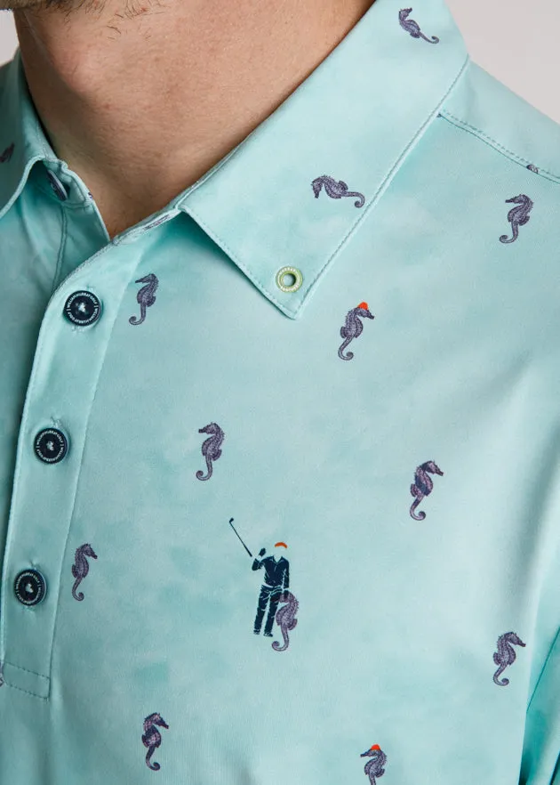 I See Horses Men's Polo