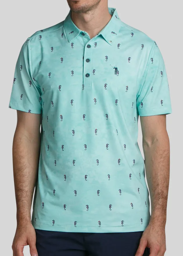 I See Horses Men's Polo